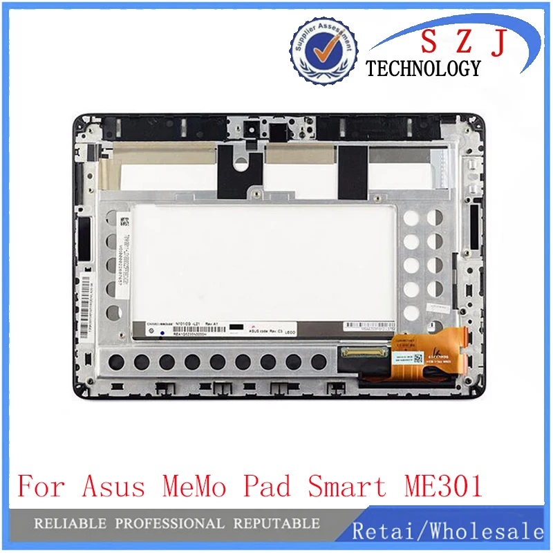 Новинка 10,1 дюйма для ASUS memo pad Smart ME301 ME301T 5280N FPC-1 сенсорный экран дигитайзер+ ЖК-дисплей с рамкой
