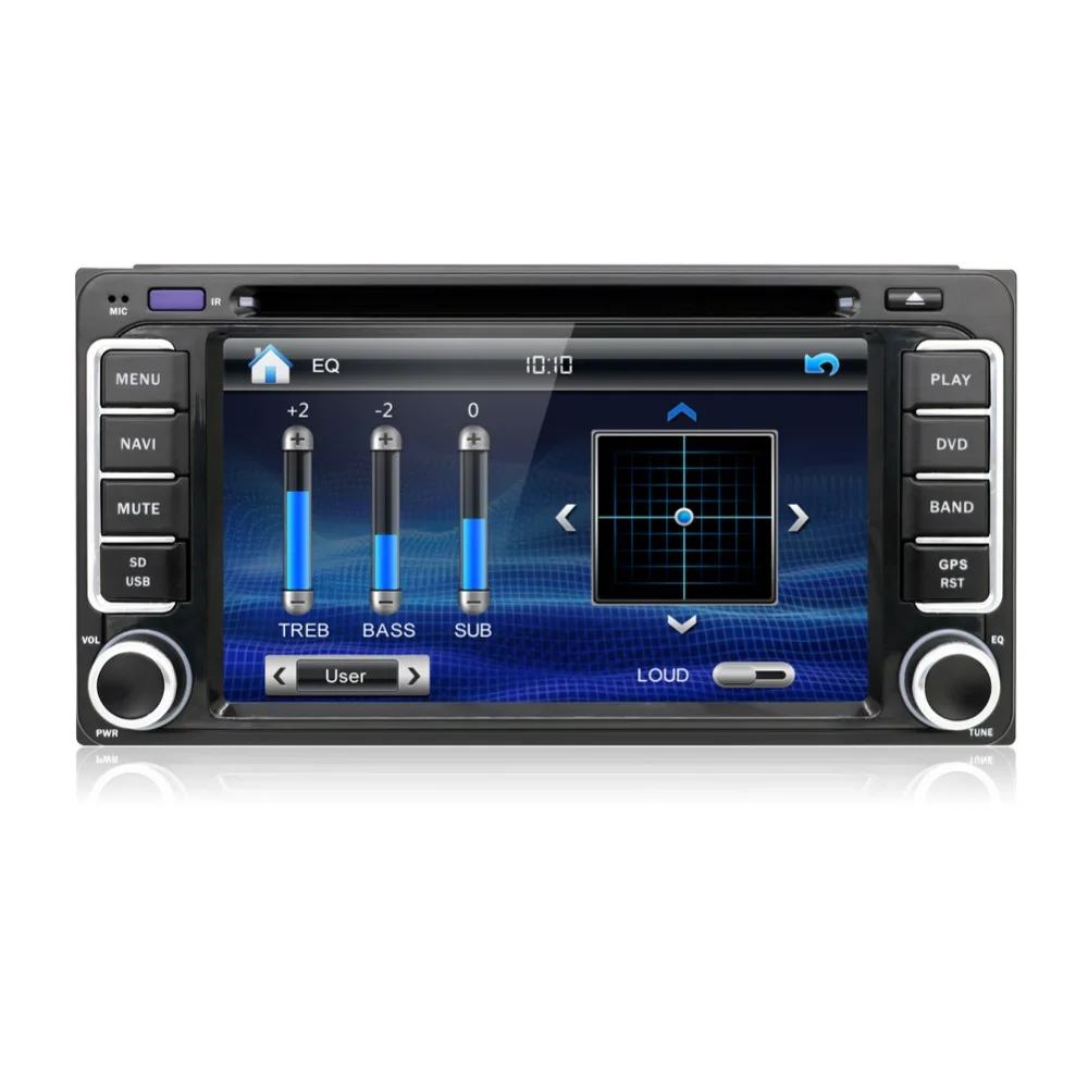 Универсальный автомобильный DVD плеер 6 2 &quotс GPS(opt) TV/BT Радио стерео аудио для TOYOTA