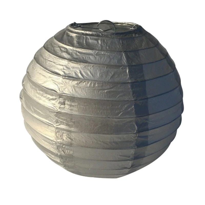 5 шт./лот все размеры золотой серебряный подвесной бумажный фонарик для Eid Mubarak