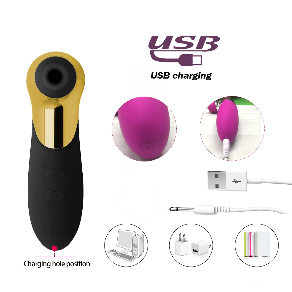 Сосание вибраторы для женщин Usb зарядка оральный секс лизание женский клитор и