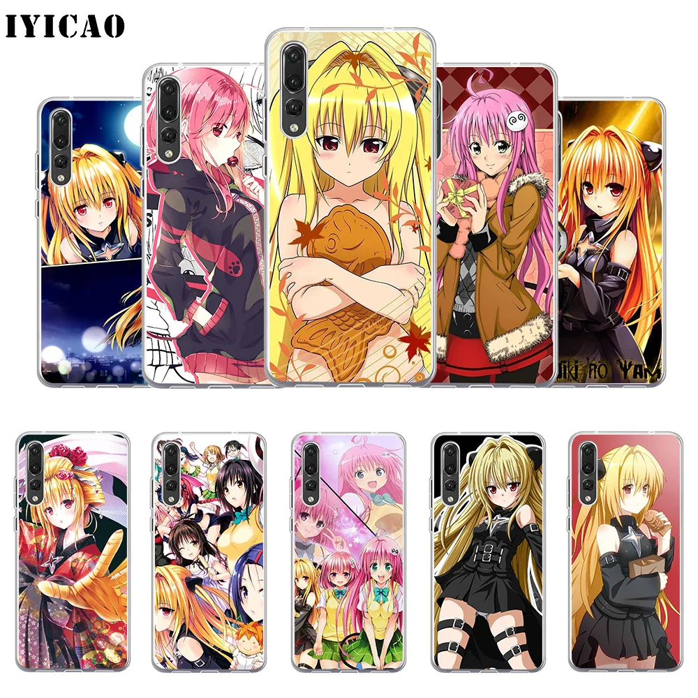 IYICAO To Love Ru мягкий силиконовый чехол для телефона Huawei P30 P20 Pro P10 P9 P8 Lite P Smart из