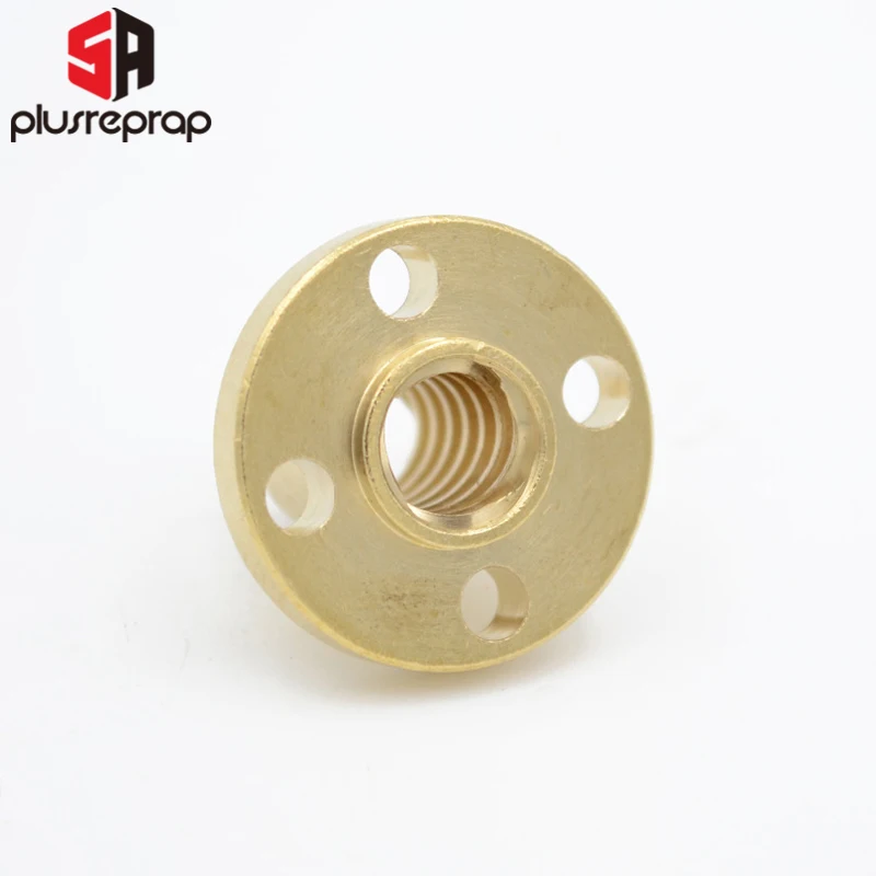 Части 3D принтера латунная Фланцевая гайка для ЧПУ Reprap T8 свинцовый винт 8 мм 4 или 2