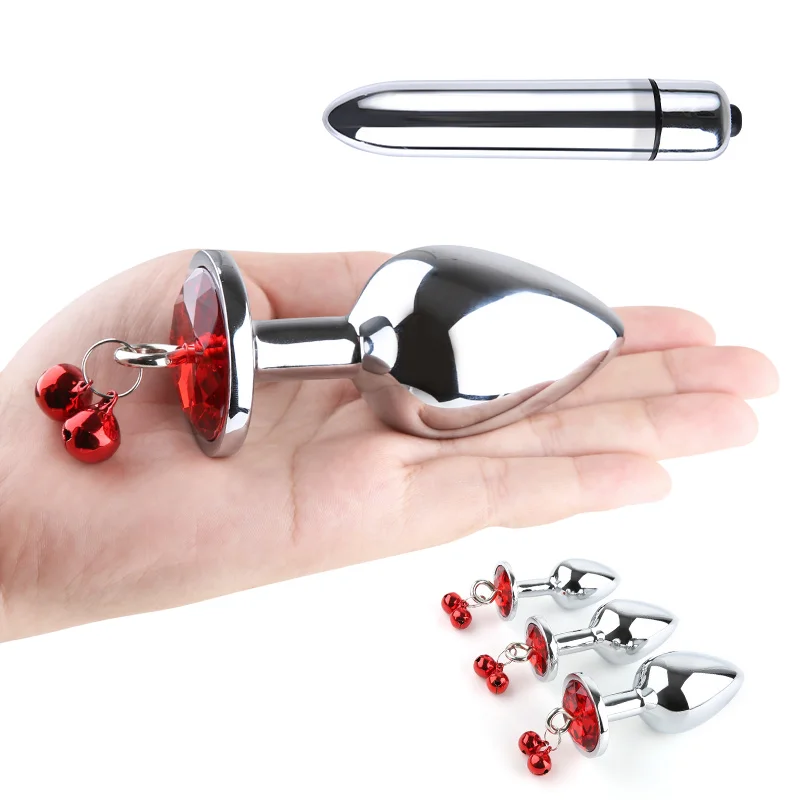 Анальная клизма секс-товары металлический Гладкий сенсорный вибратор унисекс