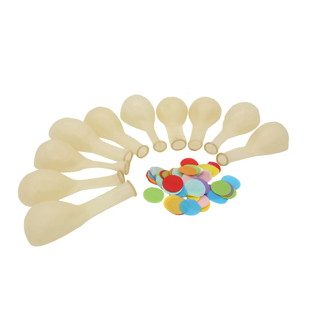 12 дюймов цветные конфетти латекс свадебный шар День Рождения Вечеринка фон для