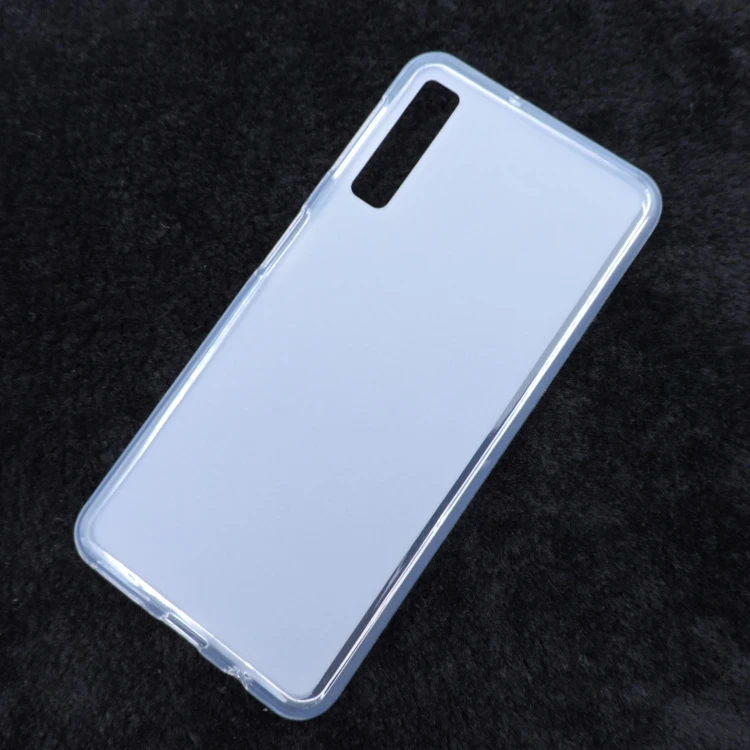 Чехол для samsung A7 2018 Защитная крышка пудинг Нескользящие Тонкий чехол из мягкого