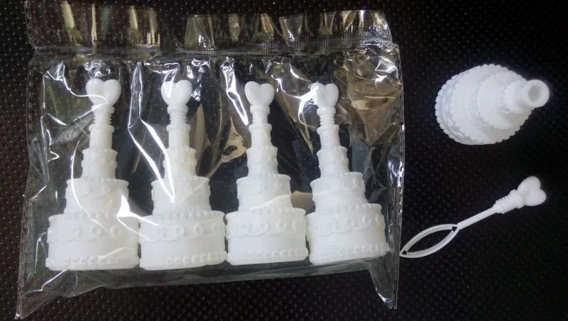 4 шт./лот свадебные вечерние принадлежности пустые Пузырьковые бутылки для мыла