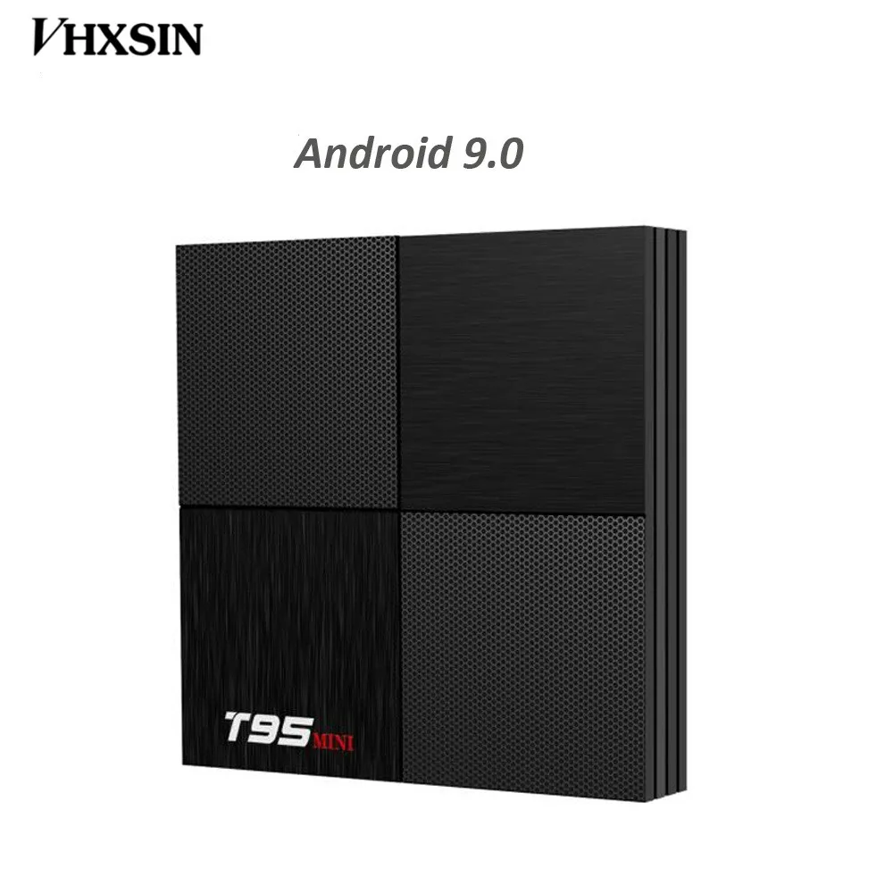 VHXSIN 10 шт./лот T95 Мини Смарт Android 9 0 телеприставка 6K 30fps 4K DDR3 USB 3 3D