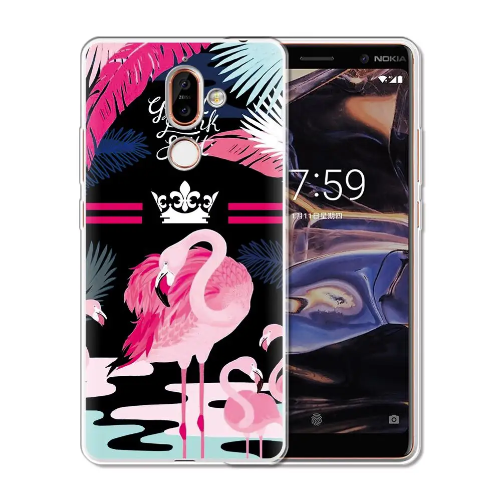 Чехол для телефона Nokia 7 1 6 5 3 2 модный Мягкий силиконовый чехол 8 9 Plus X7 X6 X5 X3 2018 |