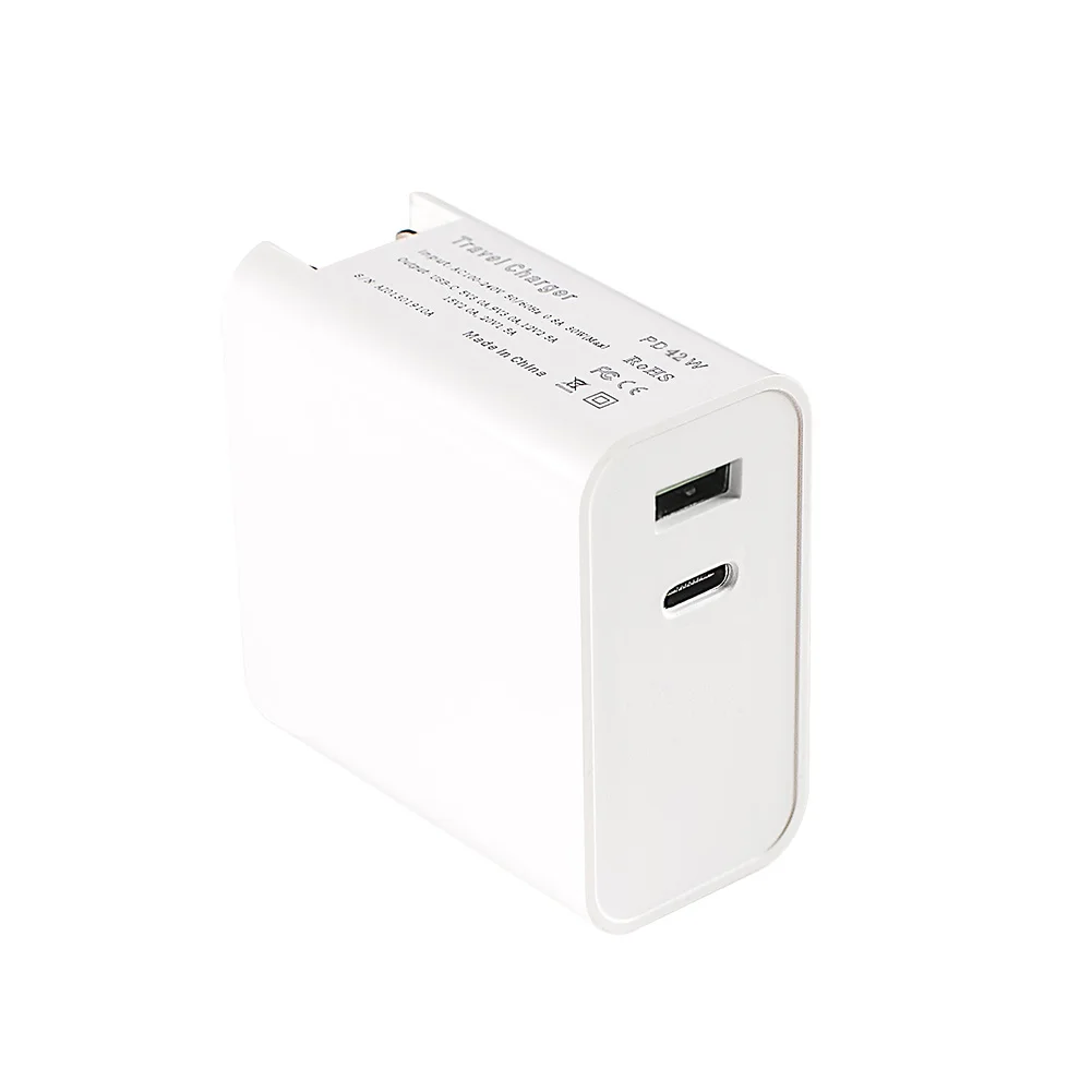 Сетевое зарядное устройство 42 Вт 45 57 60 65 Type-C PD 30 + 5 В 2 4 А дорожное для MacBook Pro Samsung