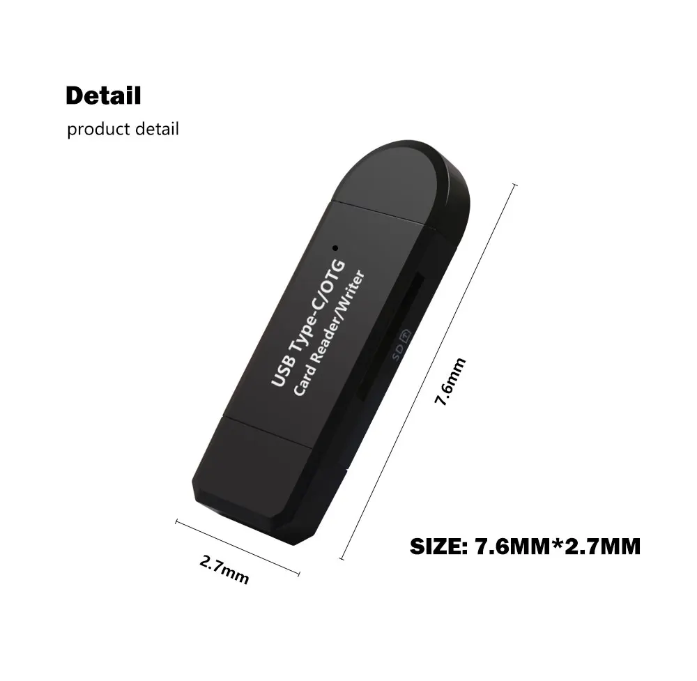 Micro SD кард-ридер высокоскоростной адаптер 3 в 1 USB/type c/otg tf адаптер usb 2,0 usb адаптер устройство для чтения Micro-SD карт