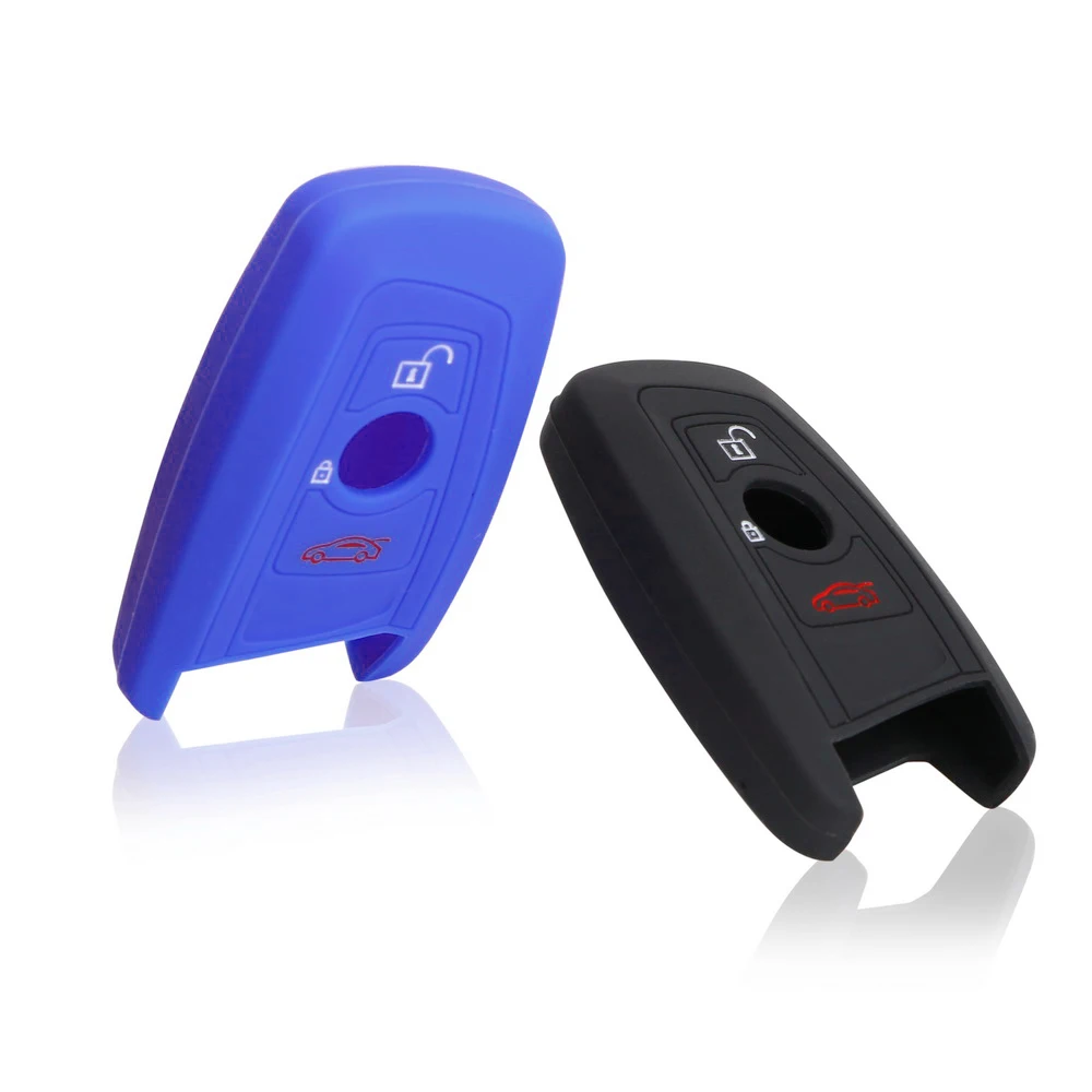 YOSOLO силиконовый чехол для автомобильного ключа с 3 кнопками BMW 1 5 7 серии F30 F31 F34 F10
