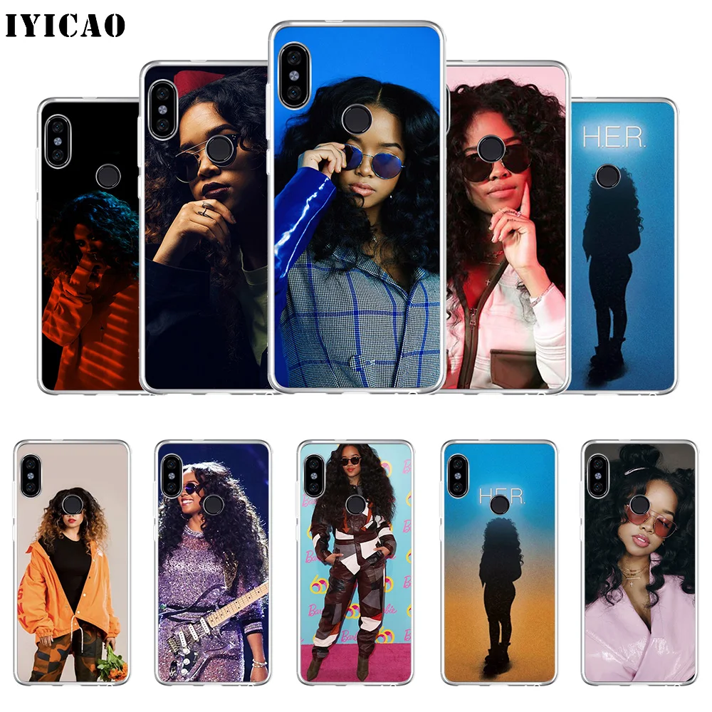 Мягкий силиконовый чехол для телефона IYICAO Singer H.E.R Gabi Wilson Xiaomi Redmi 4A 5A 6A Note 7 6 5 Pro Plus 4X