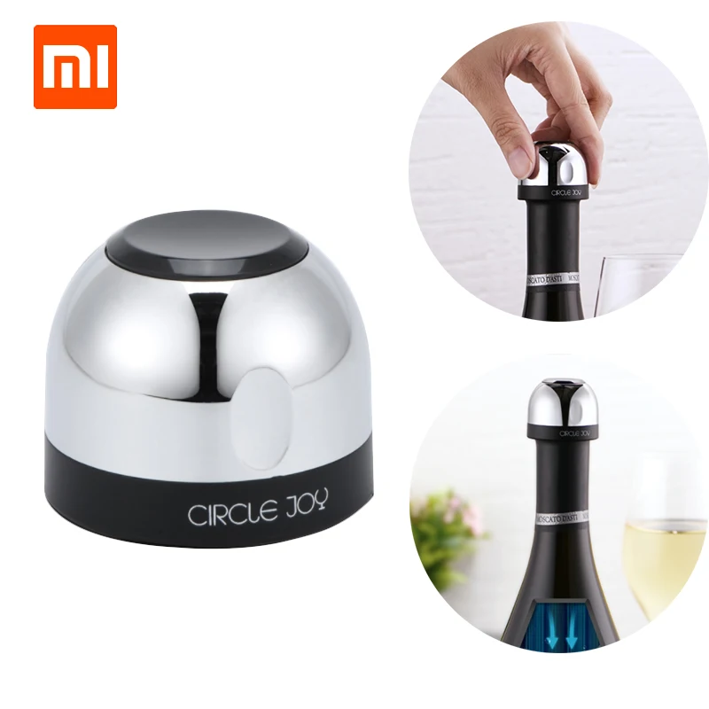 Xiaomi Mijia Circle Joy игристое вино мини-пробка для шампанского мини-пробка для вина Поворотный замок дизайнерский вакуумный эффективное сохранение
