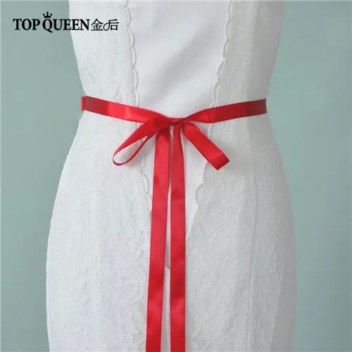 TOPQUEEN S19 Быстрая лента для свадебного платья свадебный пояс ремни вечернее платье ремни свадебные аксессуары свадебный пояс со стразами - Цвет: wine red