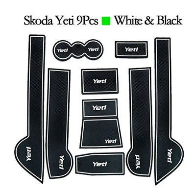 9 Шт. Анти Без Скольжения Для Golf 7 МК7 С ЛОГОТИПОМ Слова в Автомобиле Наклейки Двери