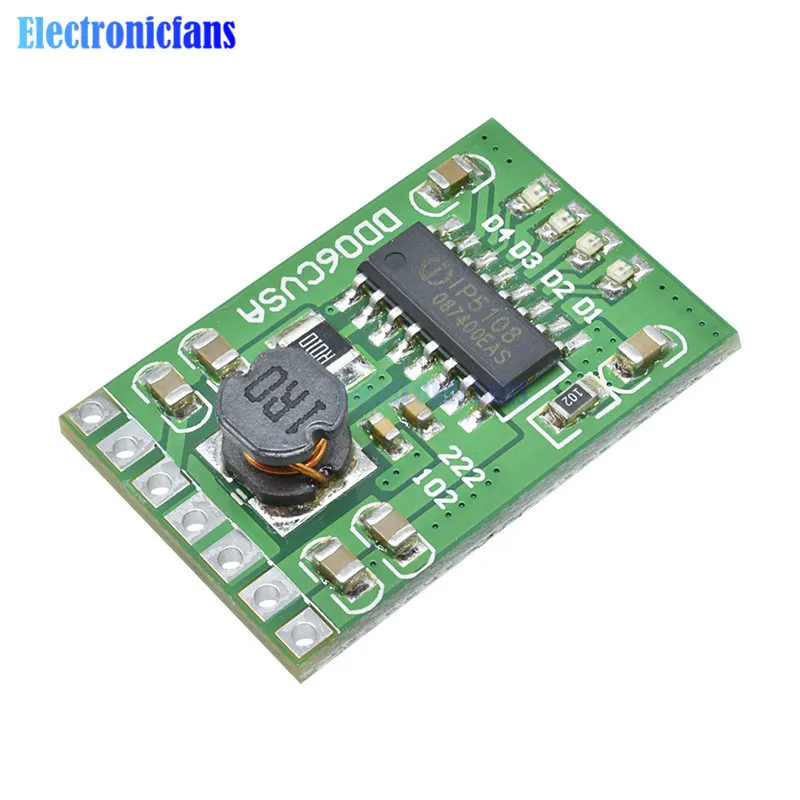 DC 5V 2.1A Мобильная мощность Diy плата 4 2 V зарядка разряда повышающий индикатор