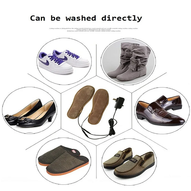 Зимние теплые стельки Covpee с электрическим подогревом питанием от USB|insole for men|heated
