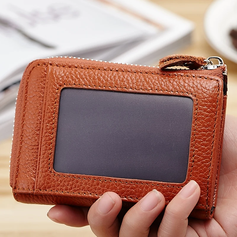 Милый корейский кошелек для монет первый слой из воловьей кожи натуральная кожа