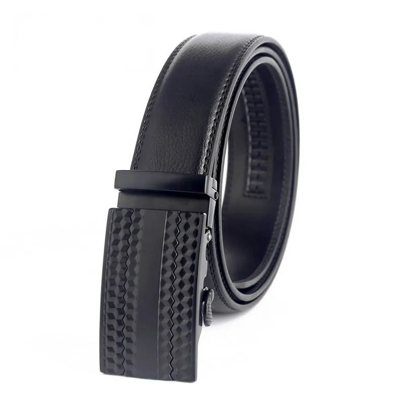 Classic Genuine Leather Strap Automatic Belts For Men Luxury Business Style Tactical Belts Black Cinturones Hombre Gloria Jeans