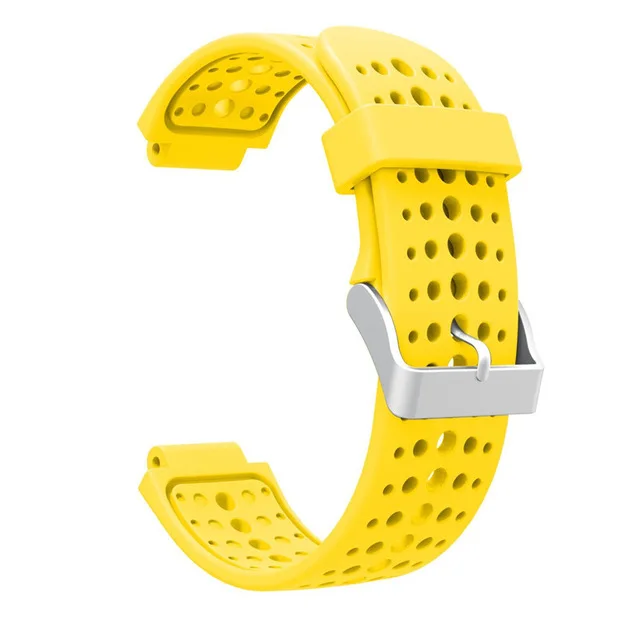 Силиконовый ремешок для часов Garmin Forerunner 220 230 235 620 630 735xt сменный ремешок на запястье мягкий спортивный ремешок для часов - Цвет ремешка: yellow