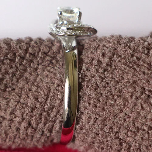 Обручальное кольцо Вечная любовь карат потрясающее серебряное с микрозакрепкой