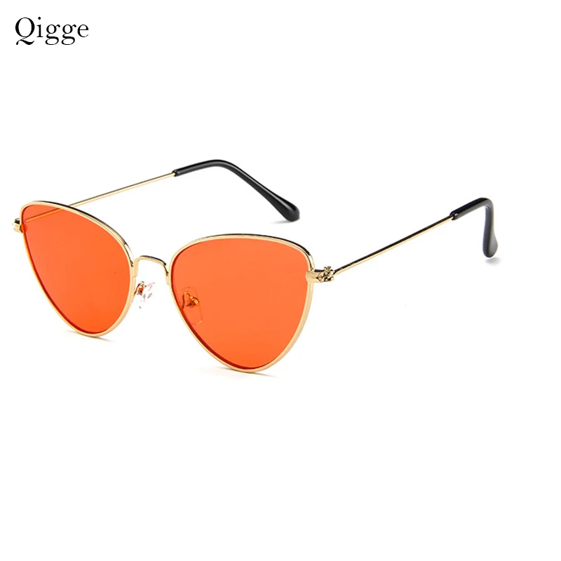 Женские винтажные очки кошачий глаз красные черные солнцезащитные в ретро стиле