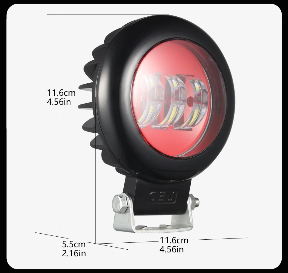AILEO luces led para Автомобильный светодиодный рабочий светильник 12 в 24 в 30 Вт 6000 К внедорожный бар ATV yacht 4x4