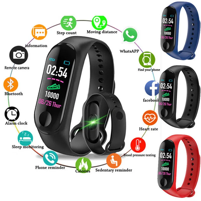 

PYMH Sport Health Waterproof Fitness Smart Watch Activity Tracker Wrist Band Bracelet