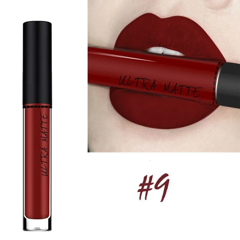 Лидер продаж водостойкий нюдовый матовый бархатный глянцевый блеск для губ