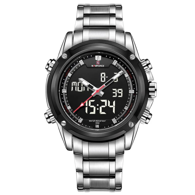 SBW NAVIFORCE Новые Топ люксовый бренд мужские водонепроницаемые спортивные военные часы Мужские кварцевые часы аналоговые наручные часы relogio masculino - Цвет: SBW