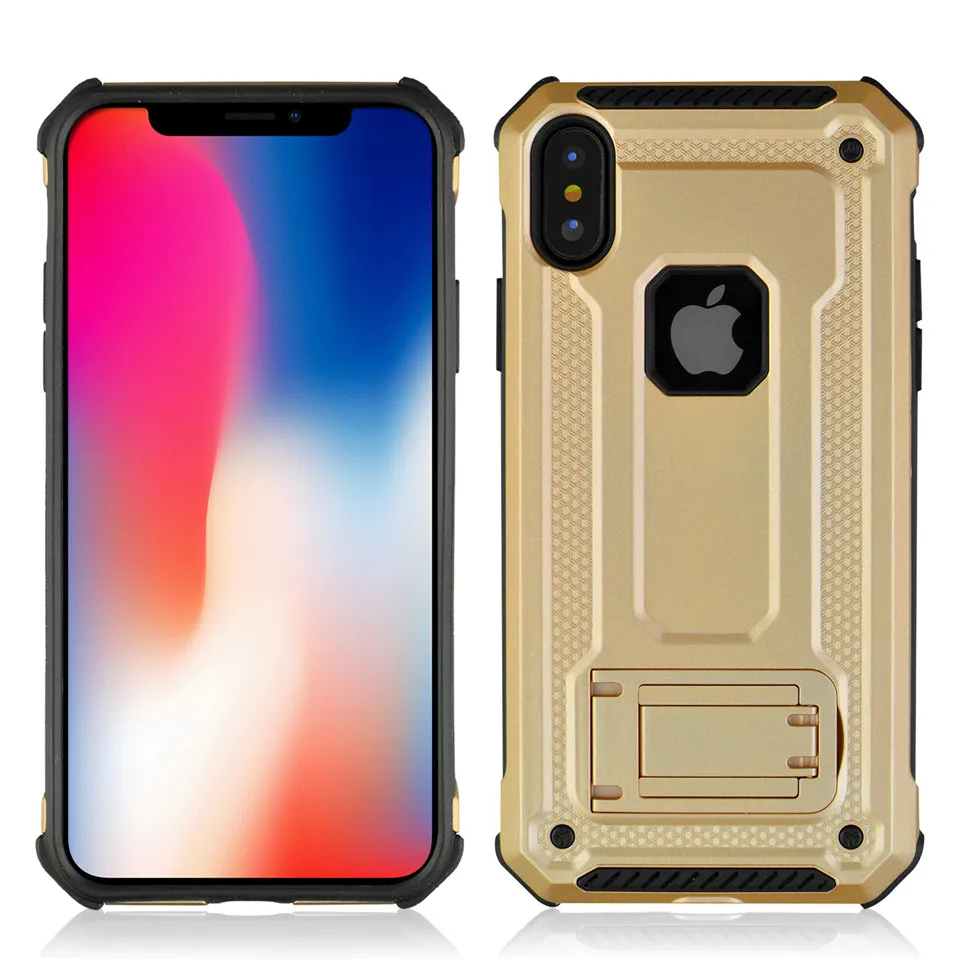 Противоударный Armour чехол для iPhone 6 6s(4,") футляр PC Пластик Телефон чехол для iPhone X 7 8 6 плюс 5,5 телефон случаях