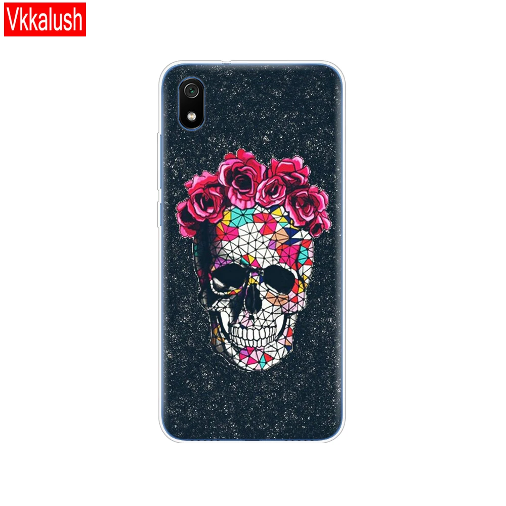 80068 Силиконовый чехол для телефона Xiaomi Redmi 7a, чехлы с полной защитой, мягкая задняя крышка из ТПУ для Redmi 7 A, чехол-бампер - Цвет: 80068