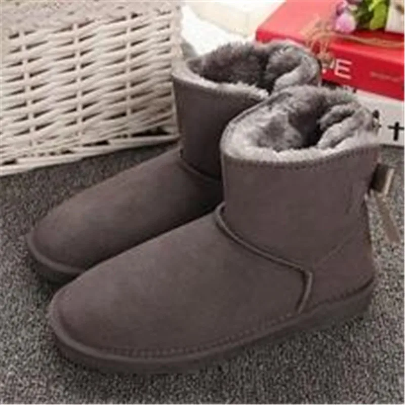 2018 австралийская зимняя обувь женские ботинки bota mujer кожаные женская