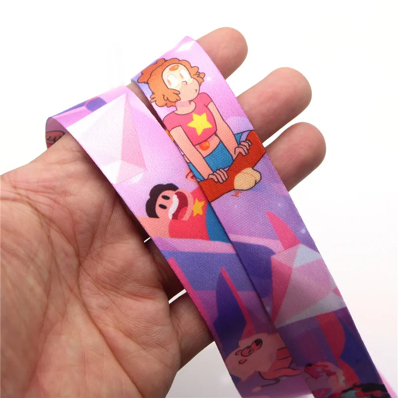 P3494 Dongmanli Steven Universe брелок Lanyards Id бейдж держатель ID карты Пропуск Тренажерный зал мобильный телефон USB бейдж держатель ключевой ремень