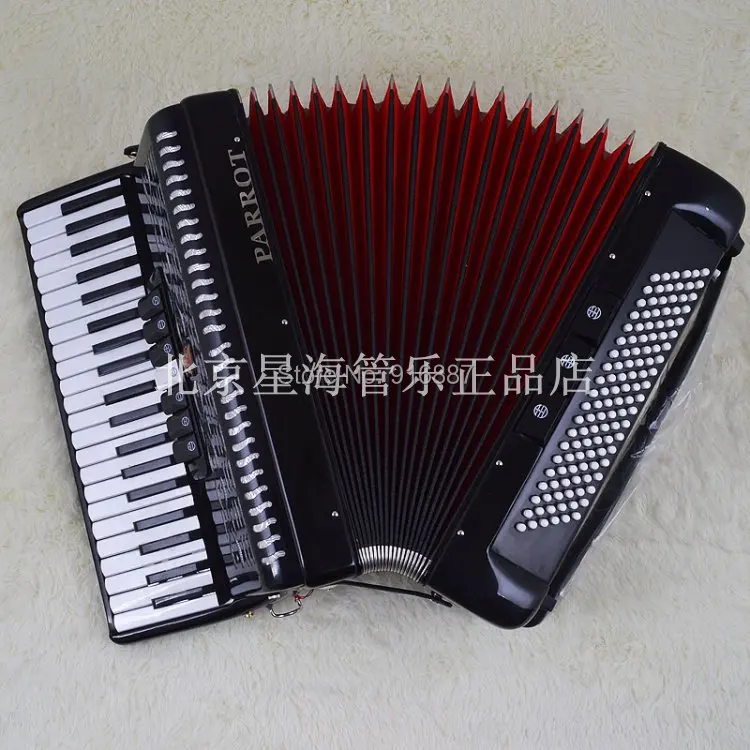 Бесплатная доставка Аккордеоны попугай 120 бас 41 ключи 120bs 3 ряда Reed Аккордеоны|parrot