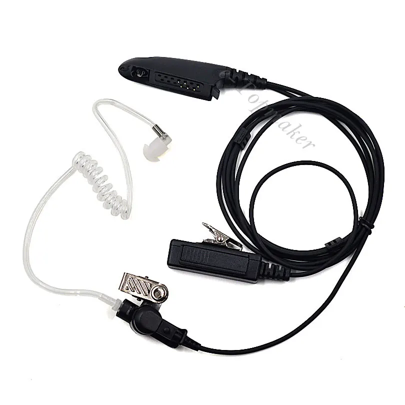 XQF 2 шт. полицейская гвардия наушники Воздушная трубка гарнитура PTT для Motorola