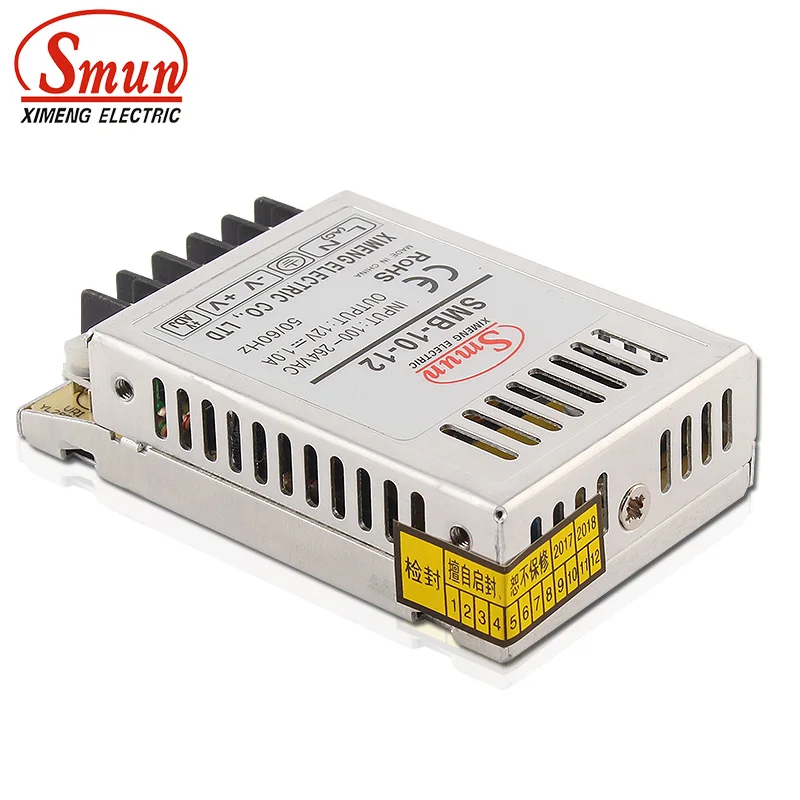 SMUN SMB 10 12 Вт ультратонкий источник питания с одним выходом и переключением режима