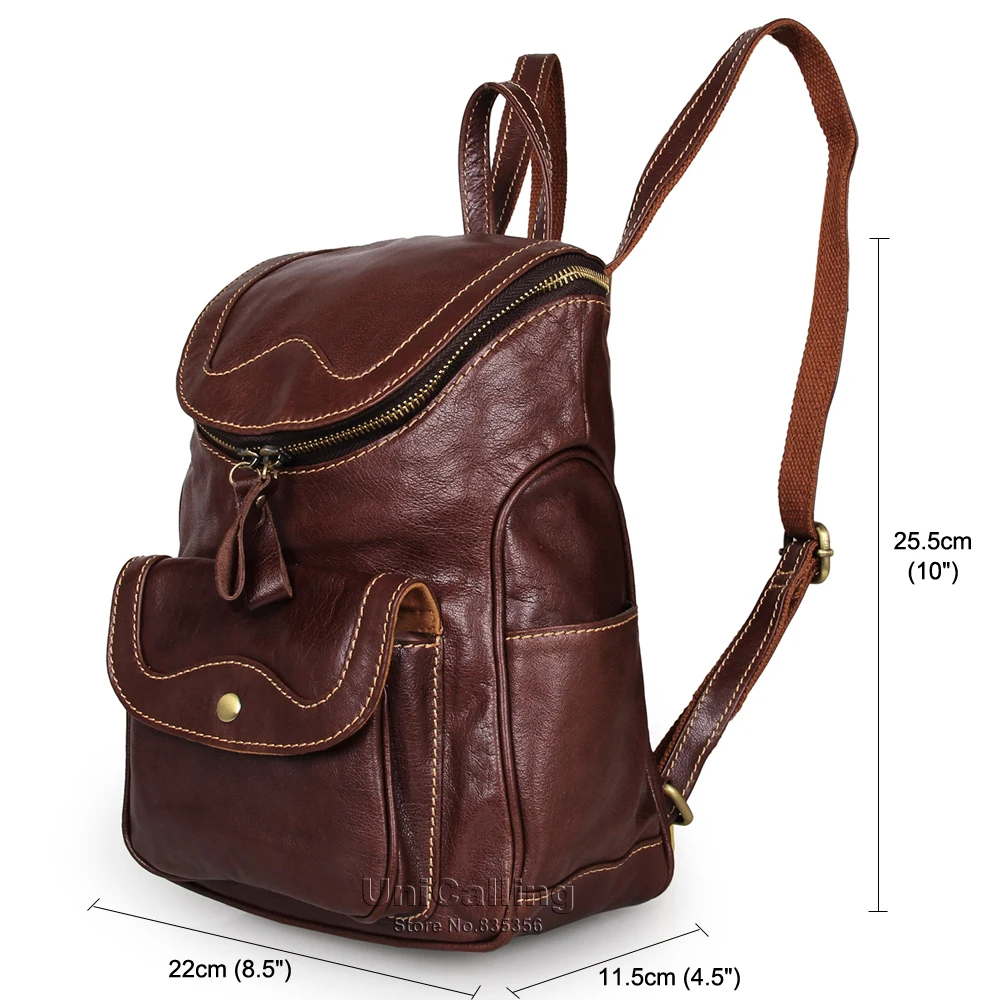 Женский кожаный рюкзак UniCalling Высококачественная кожаная женская сумка Модный