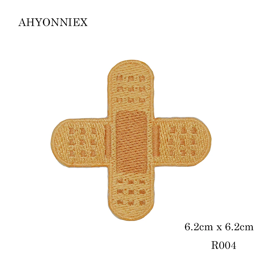 

AHYONNIEX 1 Piece Bandage Embroidery Repair Patches Bag Jacket Jeans Cartoon Iron On Patches for Clothes Jeans Jacekt DIY