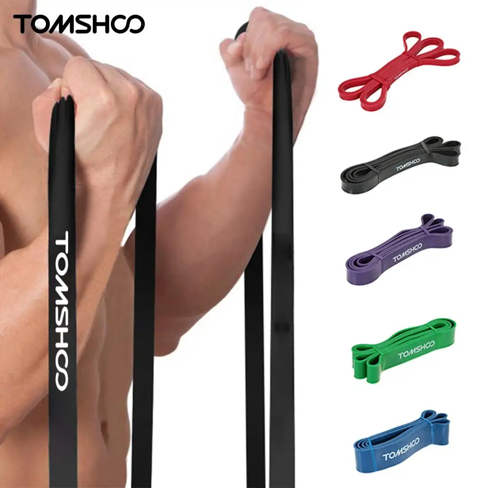TOMSHOO, 208 см, эспандер, пауэрлифтинг, бодибилдинг, Йога, упражнения, фитнес, вспомогательная мобильность, группа для мужчин и женщин
