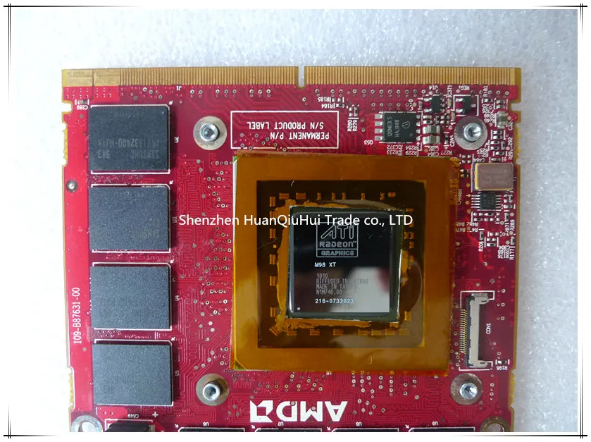 G51FX для Dell FORA lienware M17X R2 видеокарта HD4870M 4870M 1 ГБ VGA-карта 0G51FX 216-0732023 | Компьютеры и