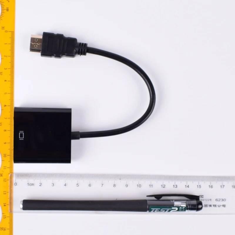 Конвертер HDMI в VGA кабель адаптера папа мама поддержка 1080P для ноутбук с HDTV TV Box PC| |