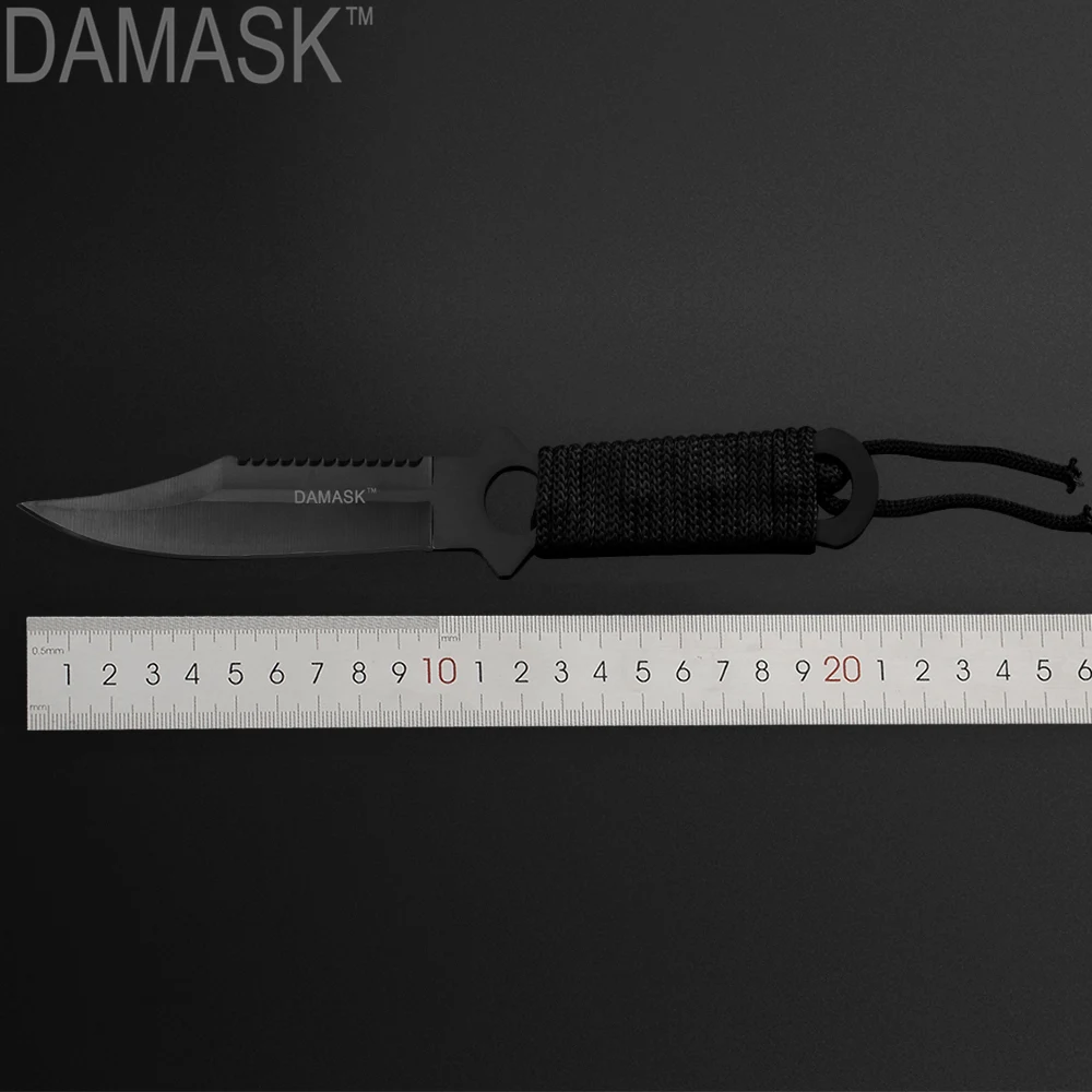 Дамасский нож для скубадайвинга походный из нержавеющей стали уличные ножи