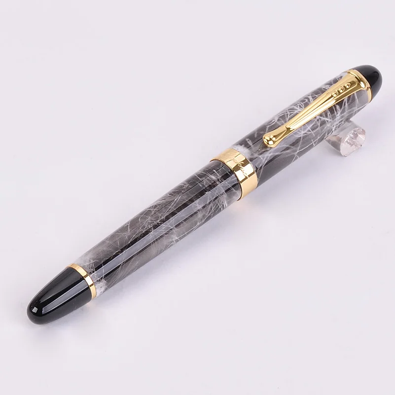 Grey Высокое качество Золотой зажим 22 цвета на выбор JINHAO 450 металл/роликовый шар/шариковая ручка школьные принадлежности канцелярские принадлежности - Цвет: Grey