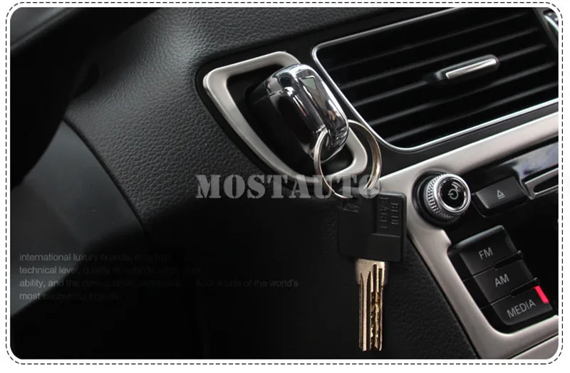 Для Audi Q5 8R внутренняя средняя консоль Ключ Рамка накладка 2009- 1 шт