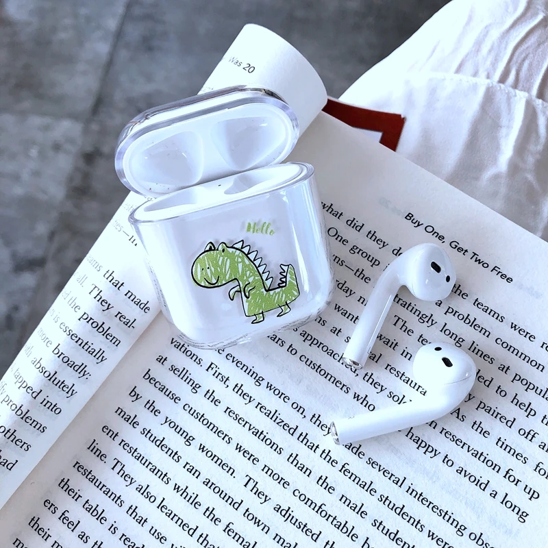 Чехол для Apple Airpod, милая Беспроводная bluetooth-гарнитура для Airpods, 1:1, аксессуары, Прозрачная Жесткая защита, Etui