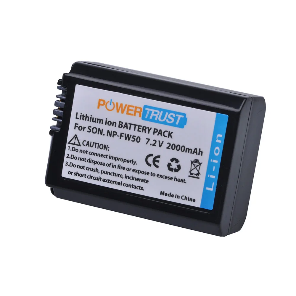 1 шт. 2000 мА/ч, NP-FW50 NPFW50 np fw50 Батарея+ светодиодный USB двойной Зарядное устройство для sony Альфа a6500 a6400 a6300 a6000 a5000 a3000 NEX-3 a7R