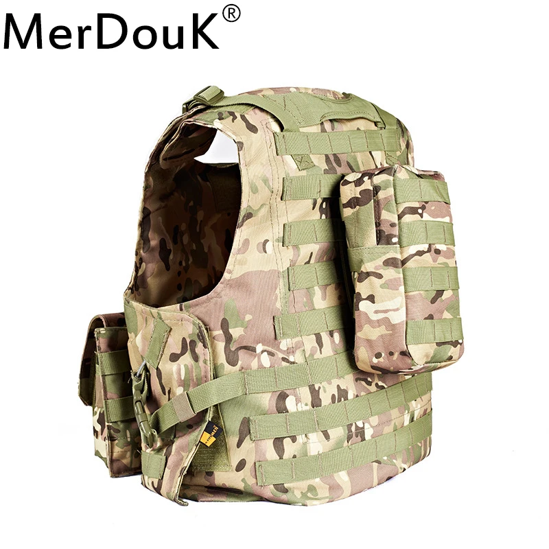 Тактический Жилет Molle защитные пластины colete USMC солдат боевой жилет армейский Военный камуфляж Перевозчик разгрузка страйкбол