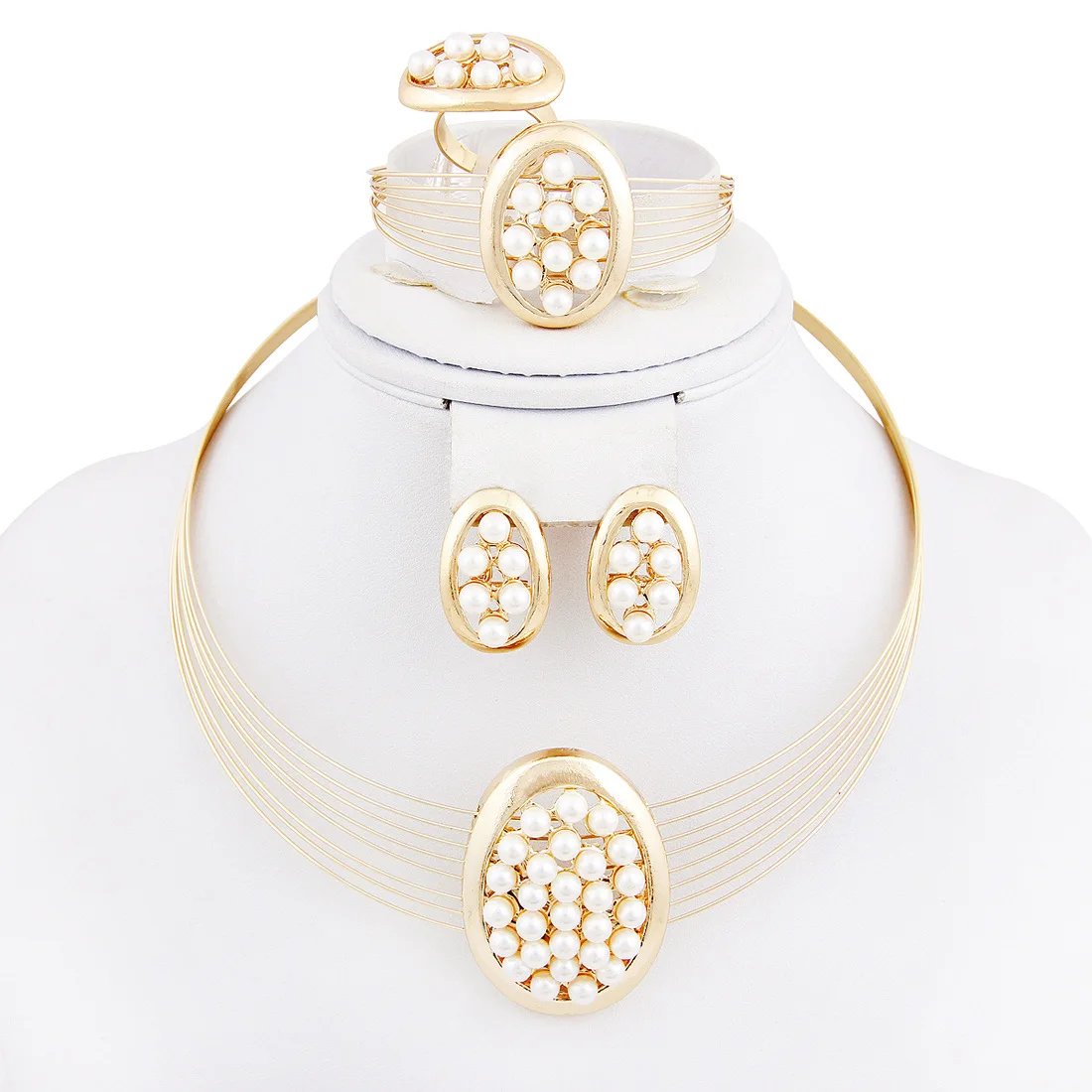 Дубай золотые ювелирные изделия африканские бусы ювелирный набор роскошное