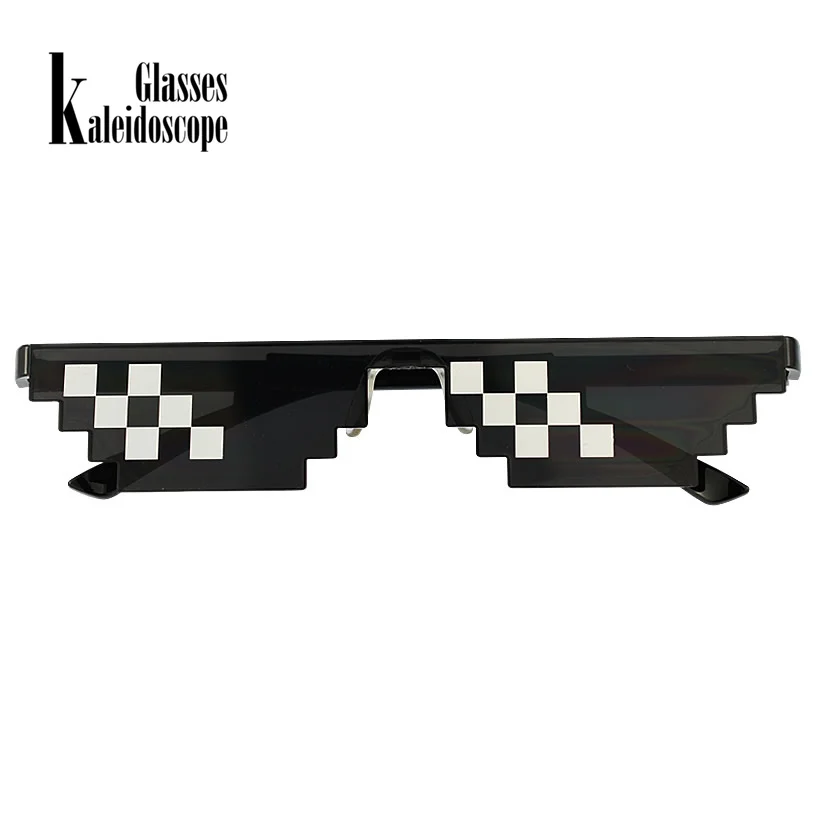 Калейдоскоп очки пикселей дело с его Для мужчин Thug Life 8 бит для мужчин|Мужские